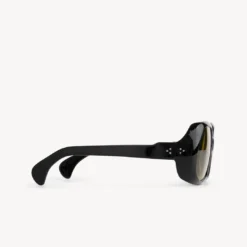 Port Tanger Yamina - Black With Warm Olive Lens