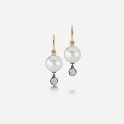 Jessica McCormack Gypset Earrings - Pearl And 0.20ct Diamond