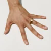 Sophie Buhai Fashion Jewellery Small Consigliere Ring - Gold 2 Sophie Buhai Fashion Jewellery Small Consigliere Ring - Gold