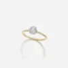 Jessica McCormack Button Back Diamond Ring - Brilliant Cut 0.40ct WG Fashion Jewellery 2 Jessica McCormack Button Back Diamond Ring - Brilliant Cut 0.40ct WG Fashion Jewellery