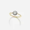 Jessica McCormack Fashion Jewellery Button Back Diamond Ring - Brilliant Cut 0.70ct BWG