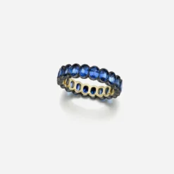 Jessica McCormack Sapphire Eternity Band - Sapphire Oval 4.95ct Fashion Jewellery