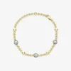 Jessica McCormack Signature Bracelet - Three Stone Diamond Belcher Bracelet Fashion Jewellery 1 Jessica McCormack Signature Bracelet - Three Stone Diamond Belcher Bracelet Fashion Jewellery