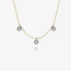 Jessica McCormack Fashion Jewellery Signature Necklace - Georgian Cut-Down Three Stone Diamond Necklace 2 Jessica McCormack Fashion Jewellery Signature Necklace - Georgian Cut-Down Three Stone Diamond Necklace