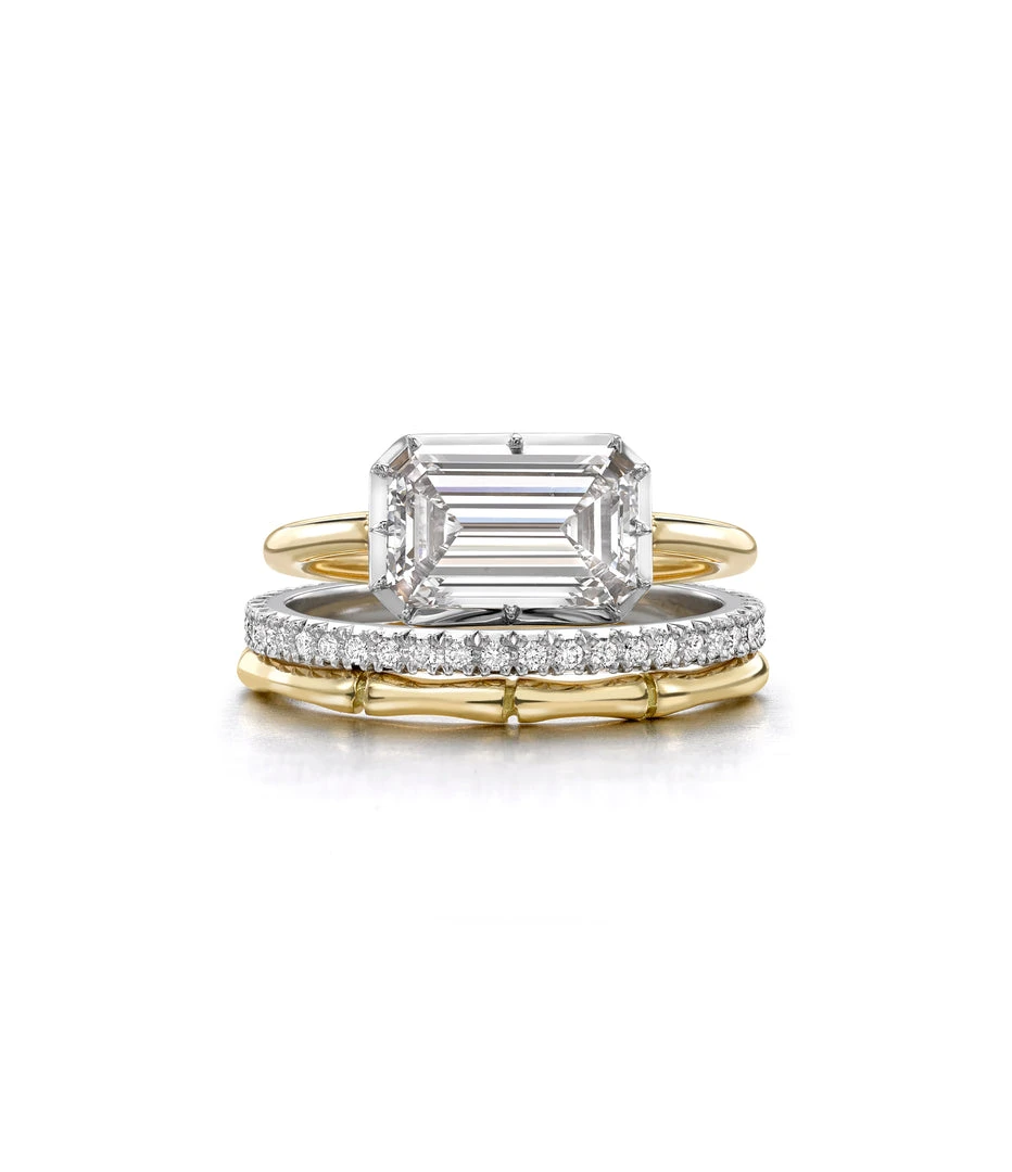 Jessica McCormack Fashion Jewellery Super Fine Eternity Band - White Gold 5 Jessica McCormack Fashion Jewellery Super Fine Eternity Band - White Gold