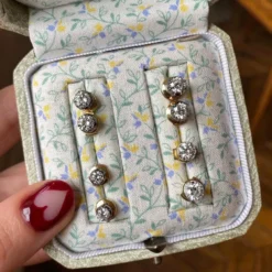 Jessica McCormack Signature Studs - Cut-Down Diamond In White Gold 11 Jessica McCormack Signature Studs - Cut-Down Diamond In White Gold