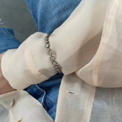 Jessica McCormack Signature Bracelet - Button Back Diamond Bracelet Fashion Jewellery 9 Jessica McCormack Signature Bracelet - Button Back Diamond Bracelet Fashion Jewellery