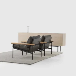 Simon James Parallel Chair - Leather Furniture Lighting