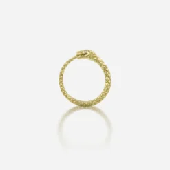 Simon James Sales 35 Jessica McCormack Snake Ring - Engraved Gold