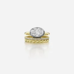 Jessica McCormack Rope Ring - Yellow Gold