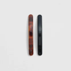 Sophie Buhai Thin Monceau Clip - Tortoise Acetate Fashion Jewellery