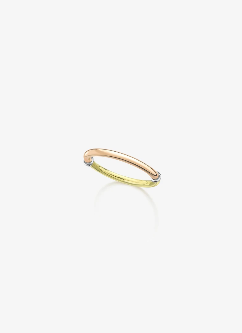 Jessica McCormack Fashion Jewellery Fairtrade Gold Band - Tricolour 3 Jessica McCormack Fashion Jewellery Fairtrade Gold Band - Tricolour