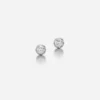 Jessica McCormack Signature Studs - Cut-Down Diamond In White Gold 1 Jessica McCormack Signature Studs - Cut-Down Diamond In White Gold