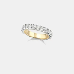 Jessica McCormack Diamond Eternity Band - Cut-Down Small Diamond White Gold