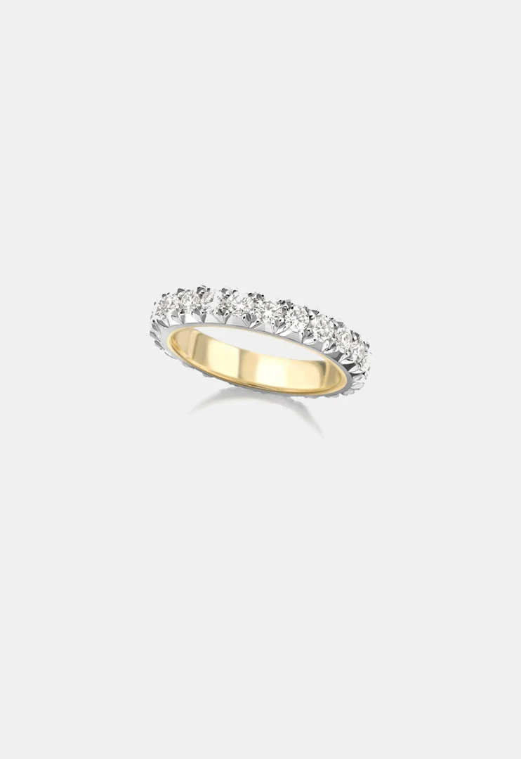 Jessica McCormack Diamond Eternity Band - Cut-Down Small Diamond White Gold 3 Jessica McCormack Diamond Eternity Band - Cut-Down Small Diamond White Gold