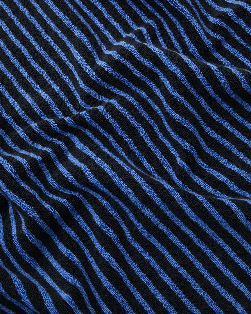 Tekla Organic Cotton Towels - Black And Blue 4 Tekla Organic Cotton Towels - Black And Blue