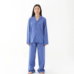 Tekla Poplin Sleep Pants - Boro Stripes Fashion Jewellery 9 Tekla Poplin Sleep Pants - Boro Stripes Fashion Jewellery