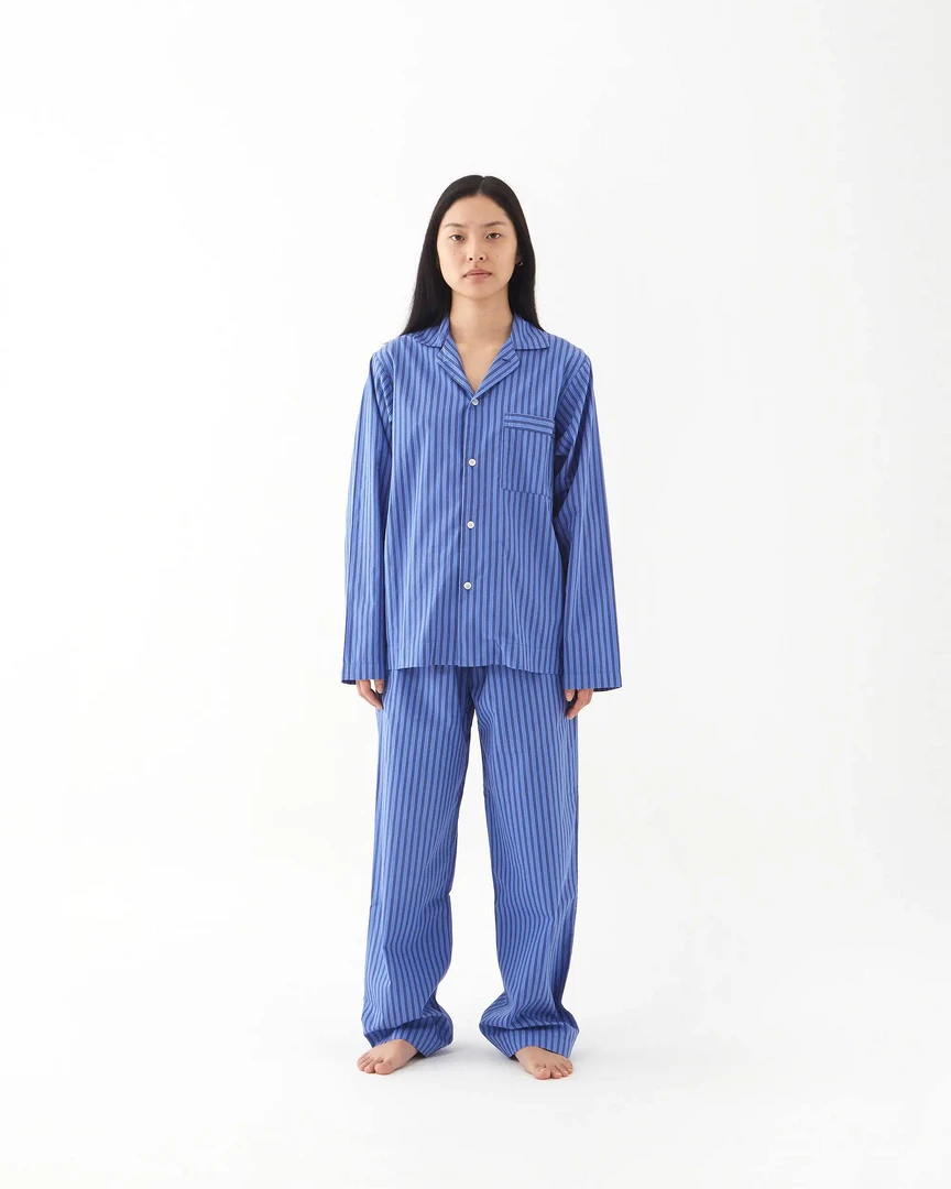 Tekla Poplin Sleep Pants - Boro Stripes Fashion Jewellery 4 Tekla Poplin Sleep Pants - Boro Stripes Fashion Jewellery