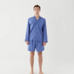 Tekla Fashion Jewellery Poplin Sleep Shirt - Boro Stripes 12 Tekla Fashion Jewellery Poplin Sleep Shirt - Boro Stripes