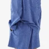 Tekla Fashion Jewellery Poplin Sleep Shorts - Boro Stripes 1 Tekla Fashion Jewellery Poplin Sleep Shorts - Boro Stripes