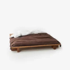 Tekla Linen Bedspread - Brown