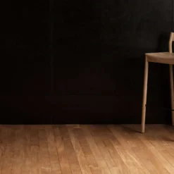 Resident Tangerine Stool With Back