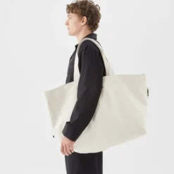 Tekla Canvas Bag In Ecru Home Living