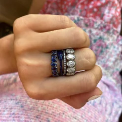 Jessica McCormack Sapphire Eternity Band - Sapphire Oval 4.95ct Fashion Jewellery