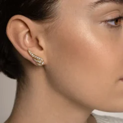 Jessica McCormack Mini Wing Of Desire Diamond Earrings