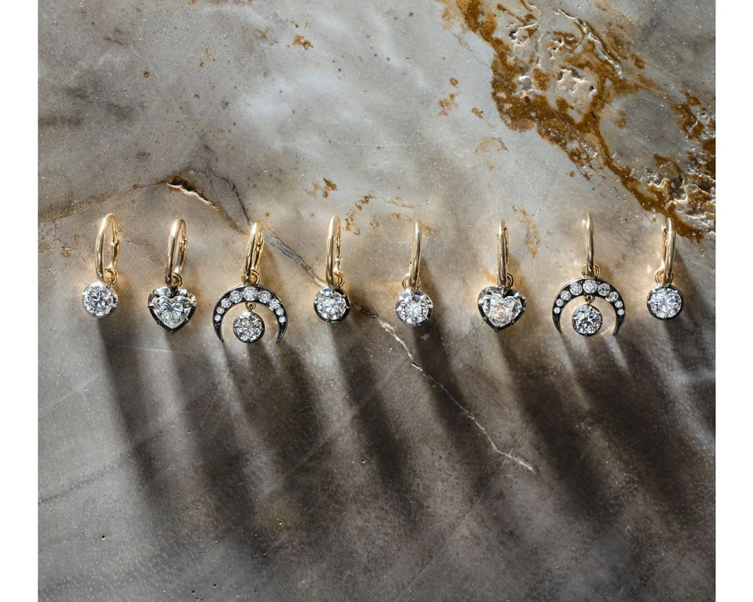 Jessica McCormack Signature Gypsets - Diamond Crescent Moon 5 Jessica McCormack Signature Gypsets - Diamond Crescent Moon