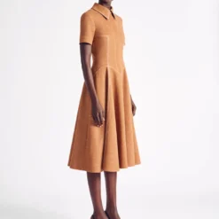Emilia Wickstead Fashion Jewellery Jody Dress - Hazelnut