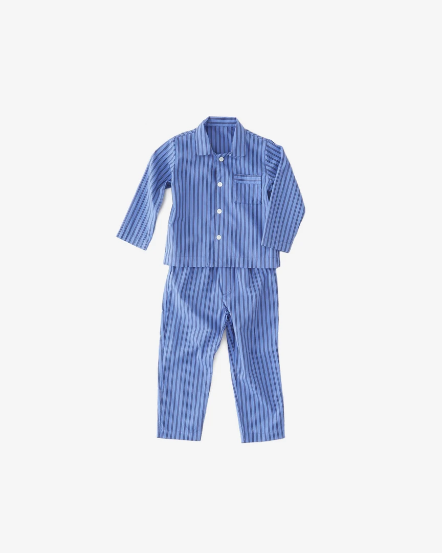 Tekla Kids Pyjama Set- Boro Stripes 3 Tekla Kids Pyjama Set- Boro Stripes