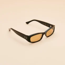 Port Tanger Leila - Black With Amber Lens