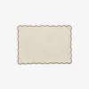 Chiarastella Cattana Home Living Lido Rectangular Coated Placemat - Pain/Brulee