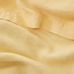 Tekla Home Living Linen Bedspread - Suede Yellow 7 Tekla Home Living Linen Bedspread - Suede Yellow
