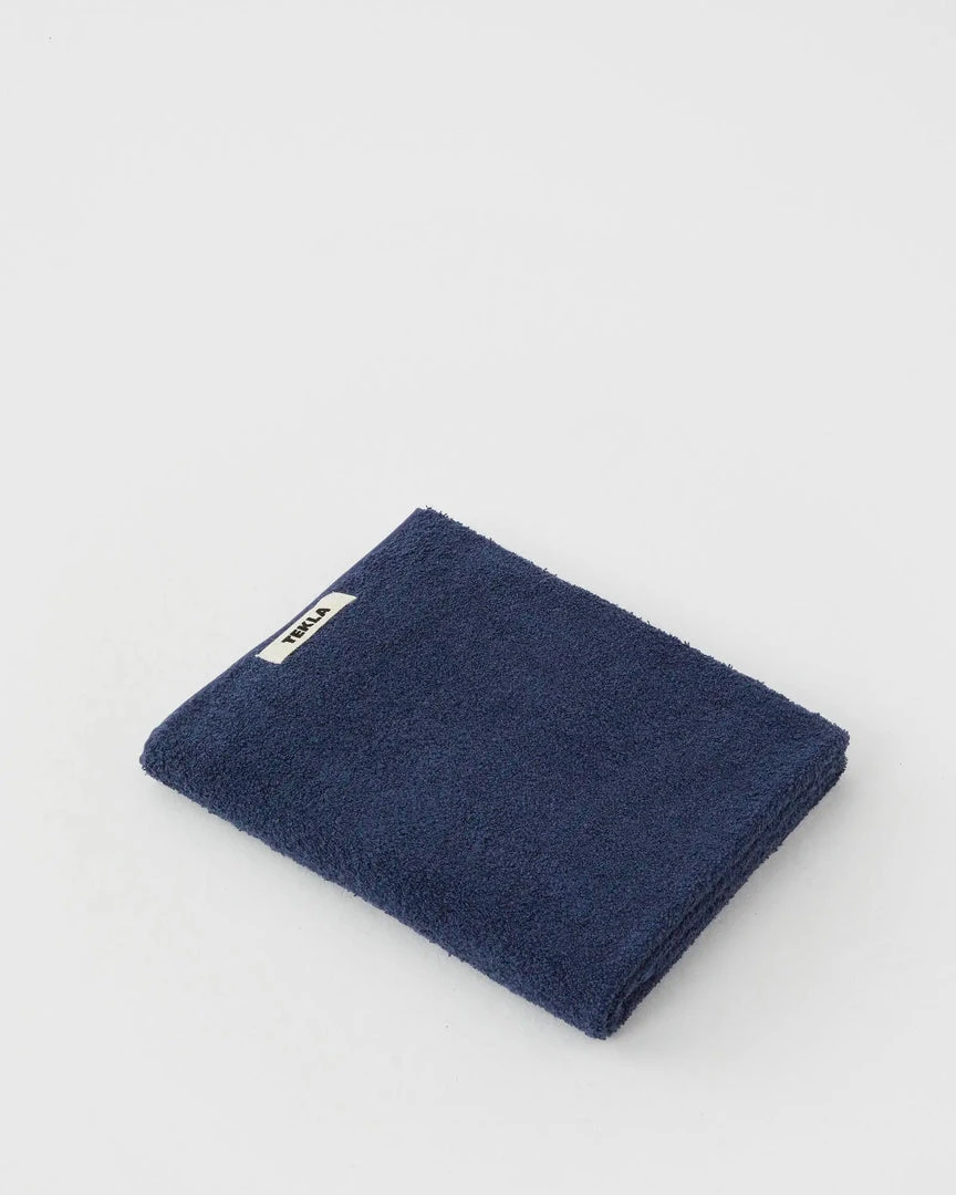 Tekla Organic Cotton Towels - Navy Home Living 3 Tekla Organic Cotton Towels - Navy Home Living