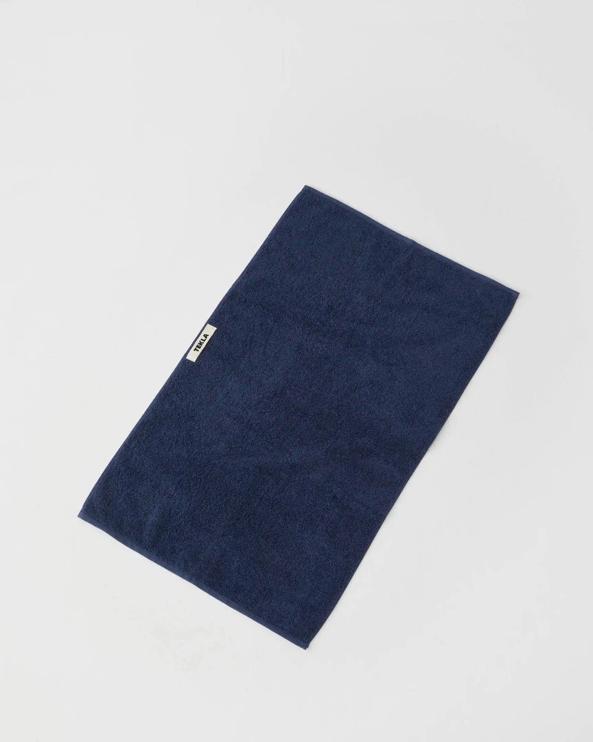 Tekla Organic Cotton Towels - Navy Home Living 5 Tekla Organic Cotton Towels - Navy Home Living