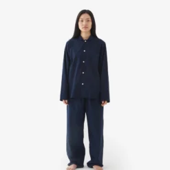 Tekla Poplin Sleep Pants - True Navy Fashion Jewellery