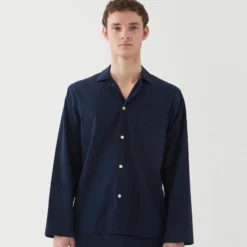 Tekla Poplin Sleep Shirt - True Navy 14 Tekla Poplin Sleep Shirt - True Navy