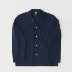 Tekla Poplin Sleep Shirt - True Navy 11 Tekla Poplin Sleep Shirt - True Navy