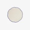 Chiarastella Cattana Nura Round Placemat - Pain/Bresse Blue Home Living
