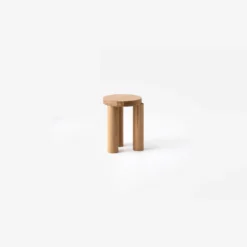 Resident Offset Stool / Side Table Furniture Lighting