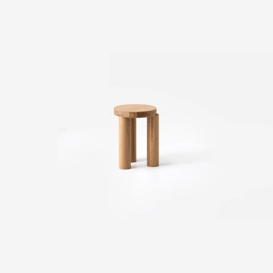 Resident Offset Stool / Side Table Furniture Lighting 4 Resident Offset Stool / Side Table Furniture Lighting