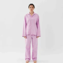 Tekla Poplin Sleep Pants - Purple Pink Fashion Jewellery