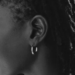 Sophie Buhai Fashion Jewellery Ridge Hoops - Large