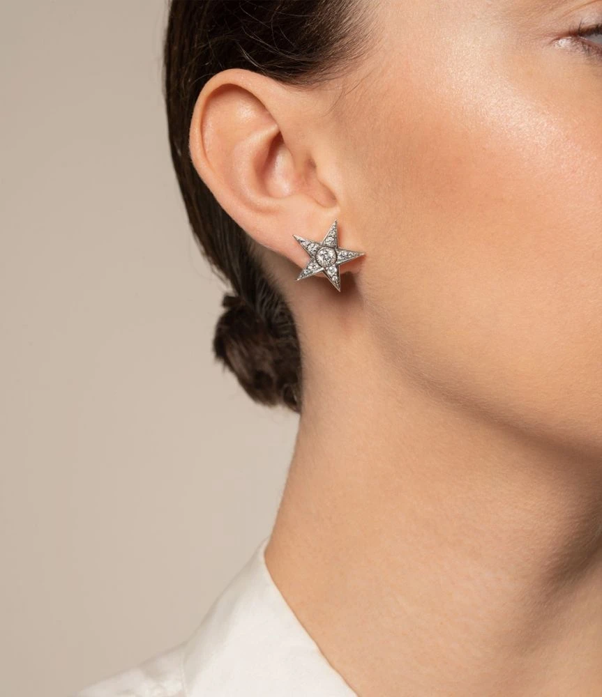 Jessica McCormack Fashion Jewellery Diamond Star Earrings 4 Jessica McCormack Fashion Jewellery Diamond Star Earrings